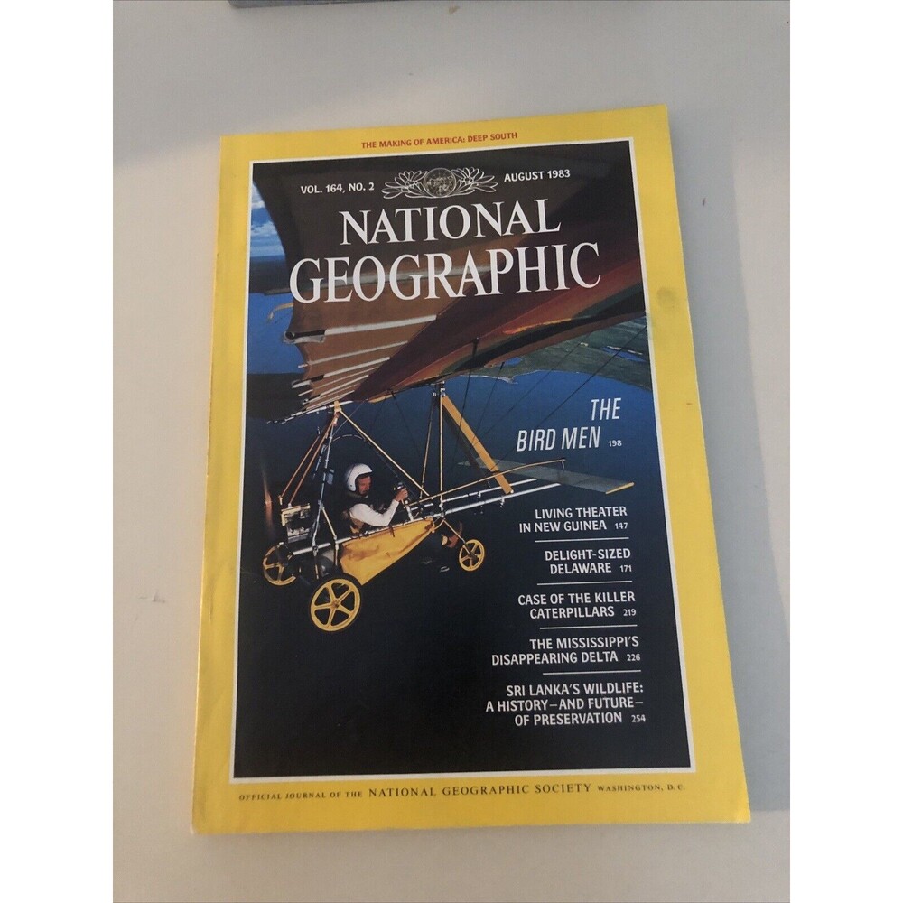 Vintage‎ National Geographic Magazine Vol 164 No 2 August 1983